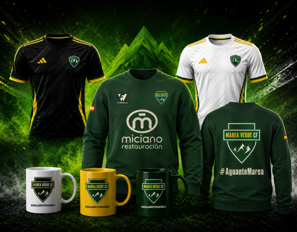 Ya está aquí la tienda oficial de Marea Verde CF